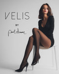 Velis: Classic Black 15 Denier Silky Sheer Tights