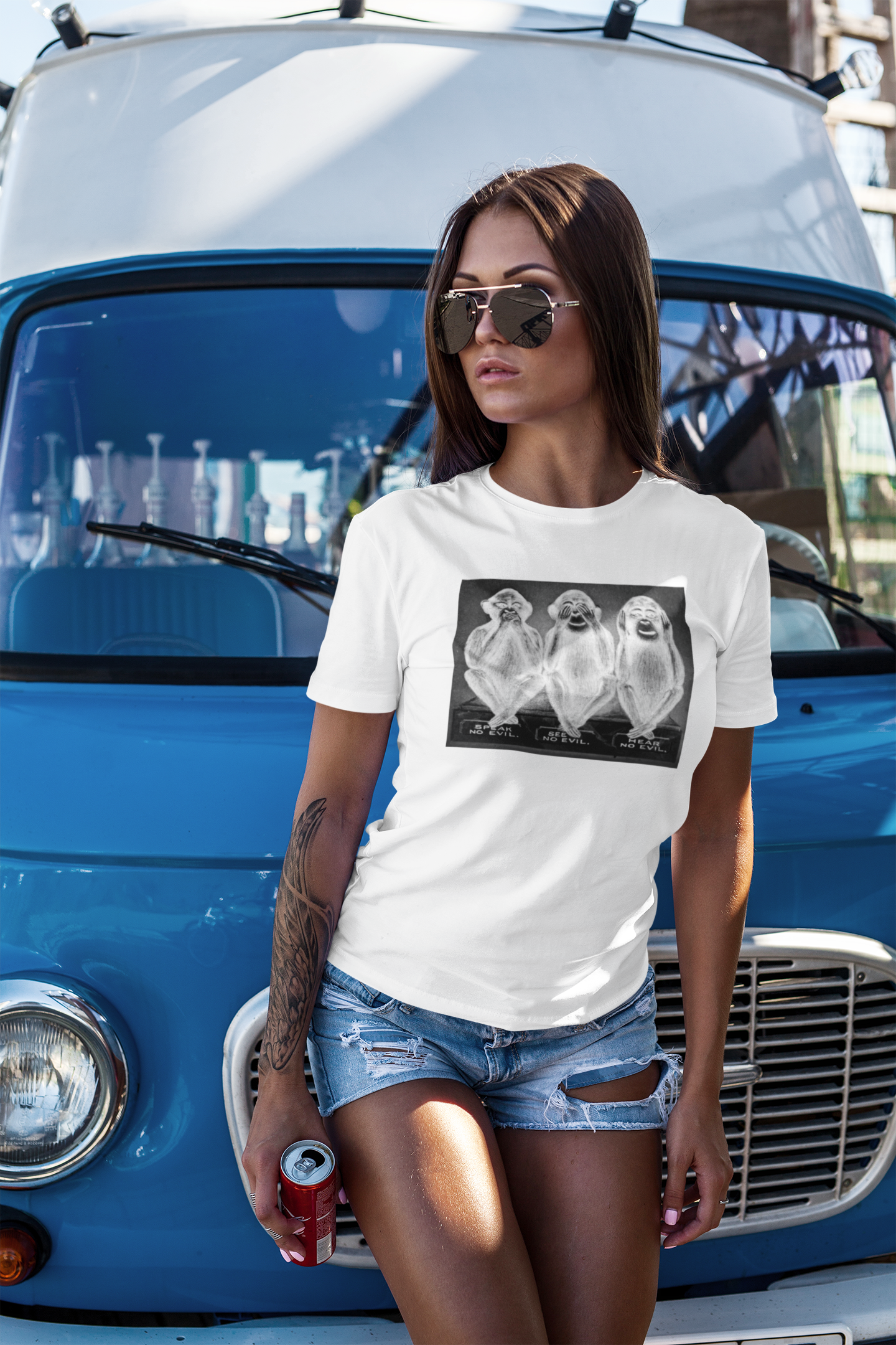 Speak No Evil, See No Evil, Hear No Evil | Women's Tee