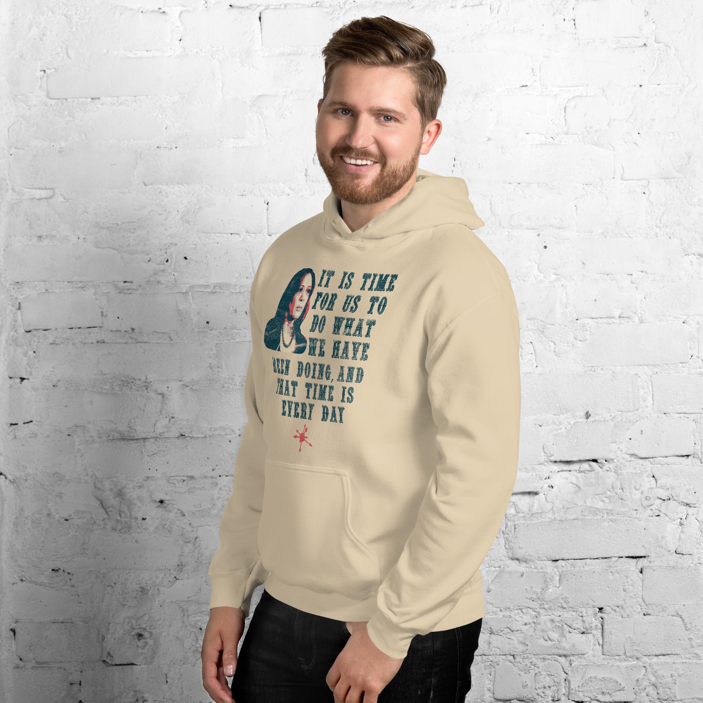 "It Is Time" Kamala Quote Unisex Hoodie