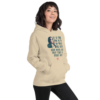 "It Is Time" Kamala Quote Unisex Hoodie