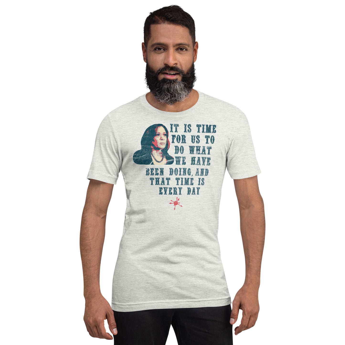 It Is Time - Inspirational Kamala Quote Men's Tee