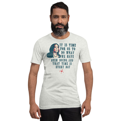 It Is Time - Inspirational Kamala Quote Men's Tee