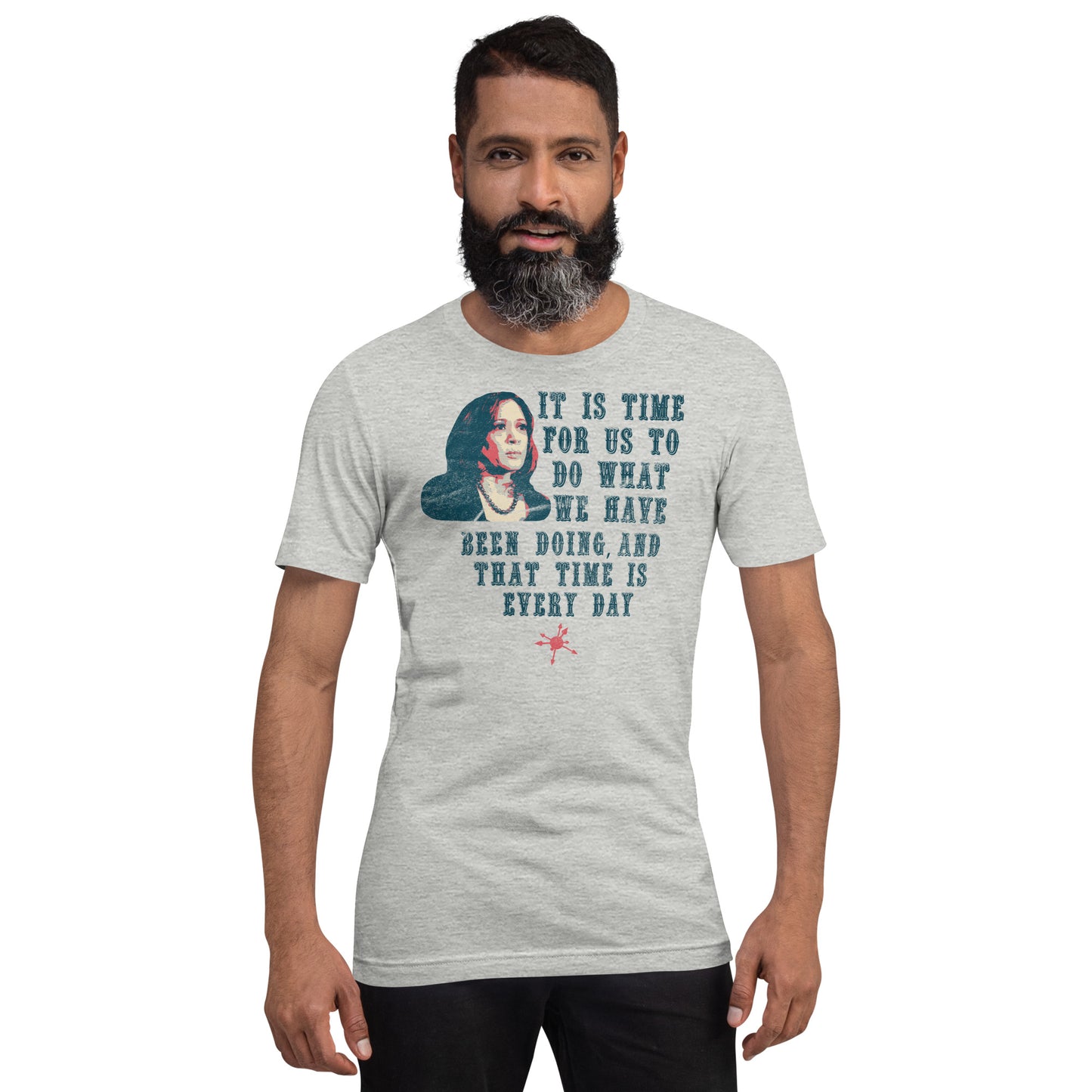 It Is Time - Inspirational Kamala Quote Men's Tee