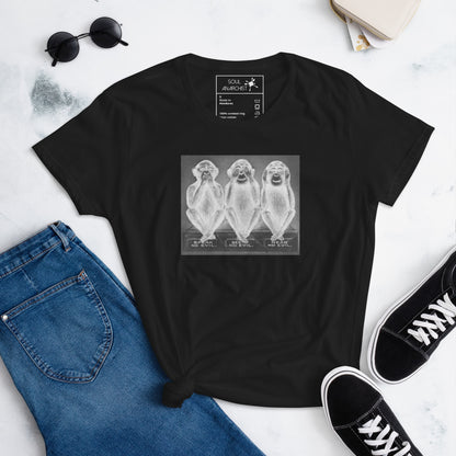 Speak No Evil, See No Evil, Hear No Evil | Women's Tee