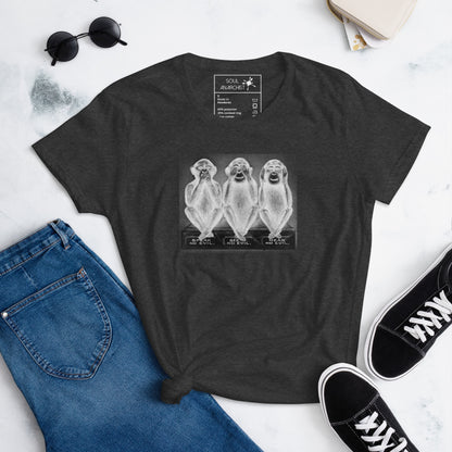 Speak No Evil, See No Evil, Hear No Evil | Women's Tee