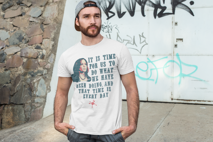 It Is Time - Inspirational Kamala Quote Men's Tee